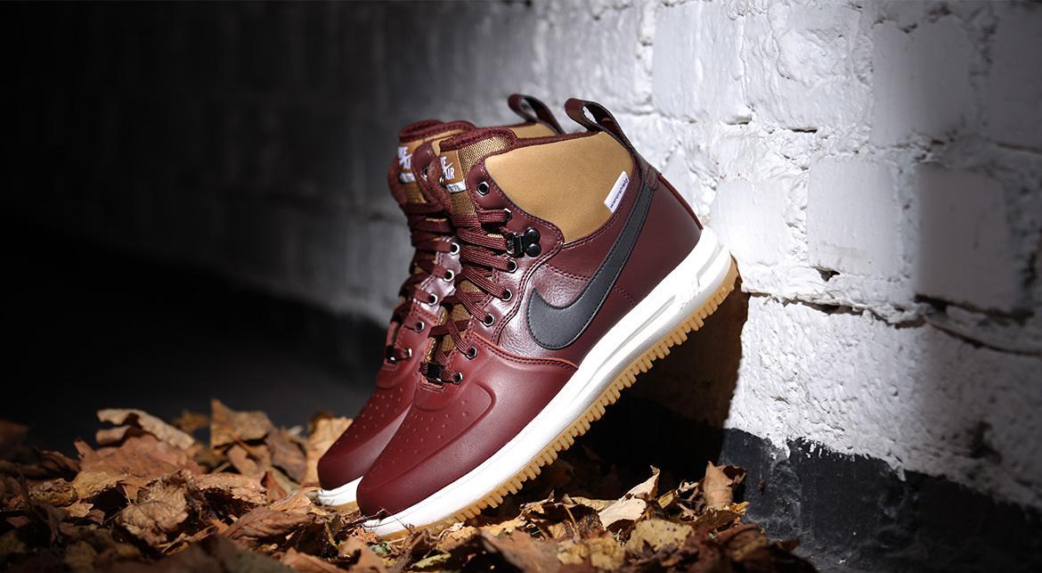 超希少✨️NIKE ナイキ コンシダード ブーツ　レザー　29cm ブラウン Nike Lunar Force 1 Sneakerboot 